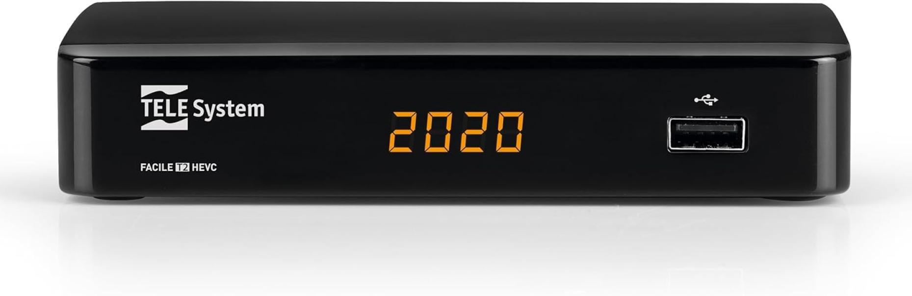 decoder digitale terrestre telesystem con display led e porta usb decoder digitale terrestre telesystem con display led e porta usb