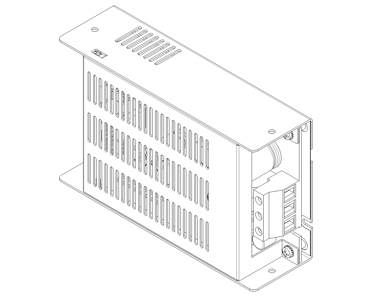 vista 3d alimentatore vimar by alarm plus con morsetti a vite