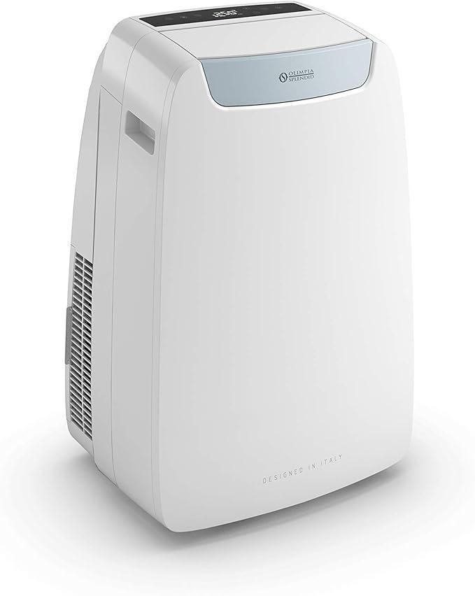climatizzatore portatile monoblocco bianco olimpi a splendid air pro 13 vista frontale