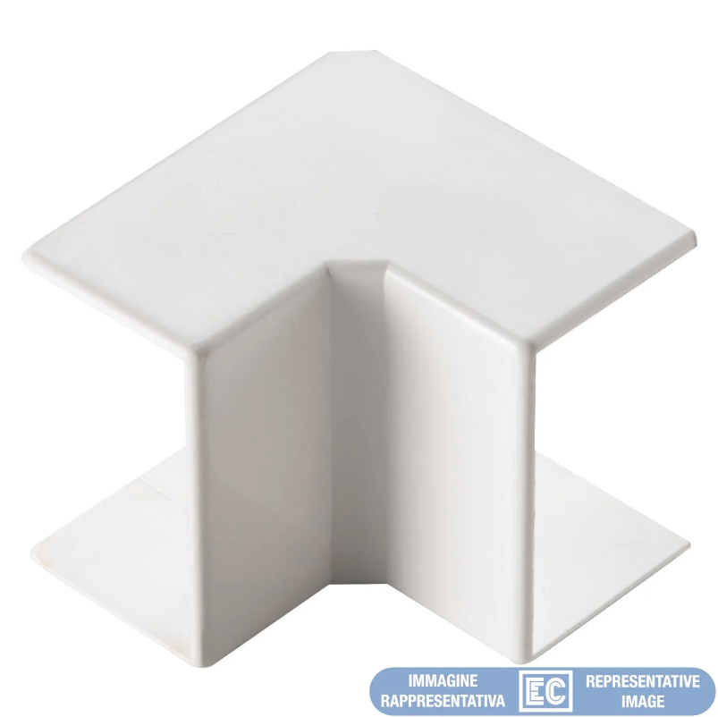 angolo interno per canale portacavi 200x80 bianco elettrocanali