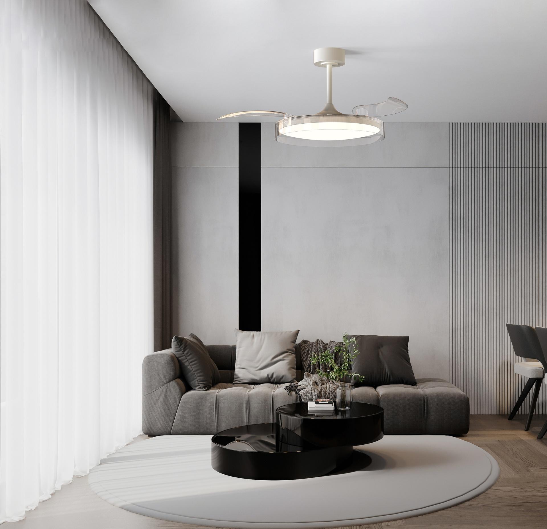 disegno tecnico ventilatore a soffitto diametro 53 cm altezza 30 43 cm
