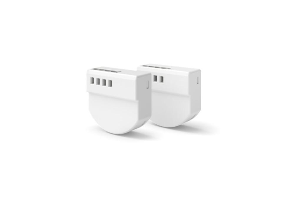 Due moduli interruttore a parete cablati Philips Hue due moduli interruttore a parete cablati Philips Hue vista laterale
