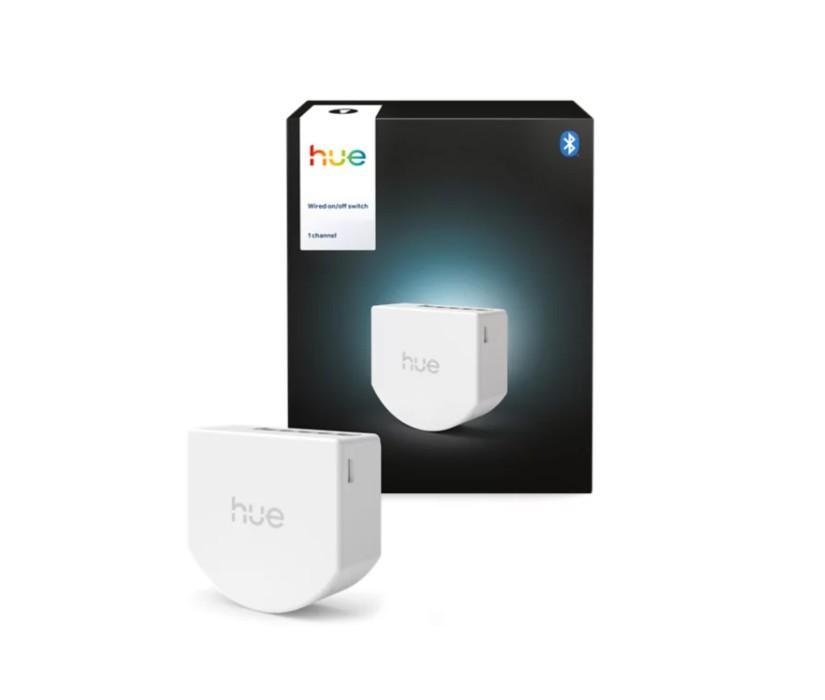 confezione modulo rele cablato philips hue con dispositivo