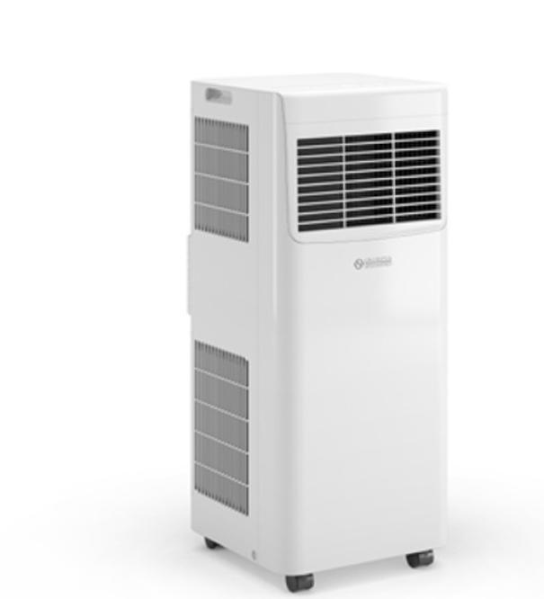 climatizzatore portatile monoblocco bianco vista frontale climatizzatore portatile monoblocco bianco vista frontale
