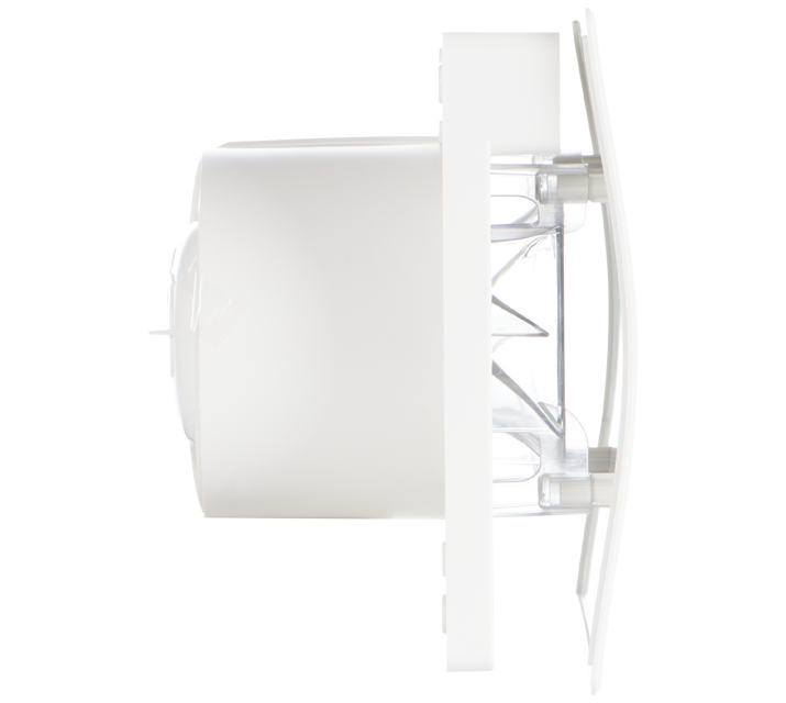 aspiratore vortice mec 100 profilo laterale diametro 100 mm aspiratore da muro vortice mec 100 vista laterale con bocchetta 100 mm