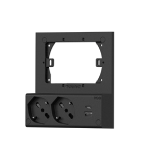 Modulo presa schuko doppia usb  - rs94137