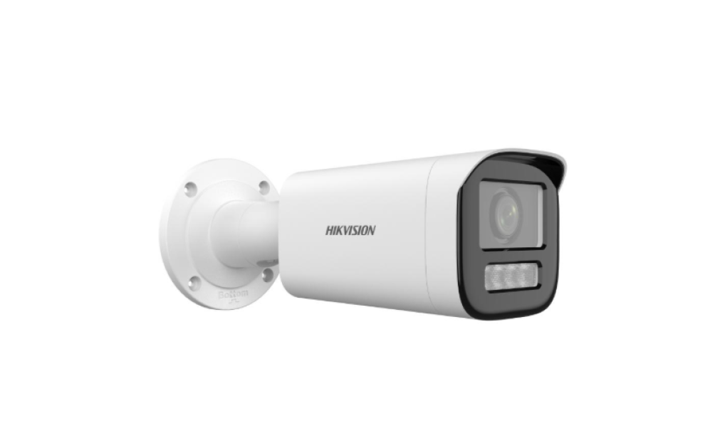 telecamera ip bullet hikvision 4 mp per esterno ip67 con staffa di montaggio