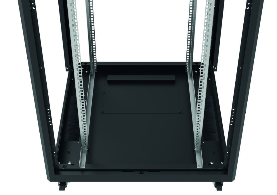 interno armadio rack 19 pollici 24u con montanti numerati regolabili