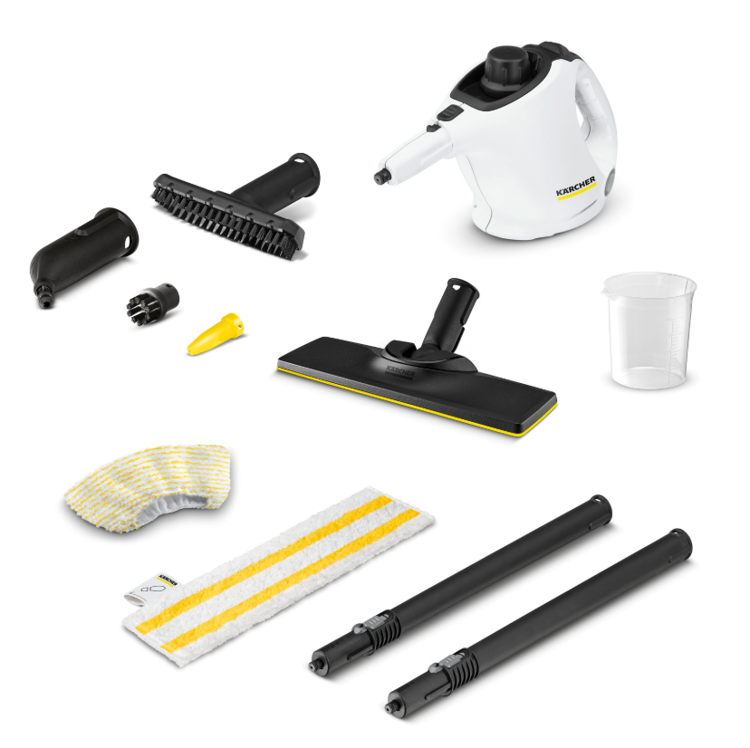 pulitore a vapore karcher sc 1 easyfix dotazione completa pulitore a vapore karcher sc 1 easyfix con accessori e panni in microfibra