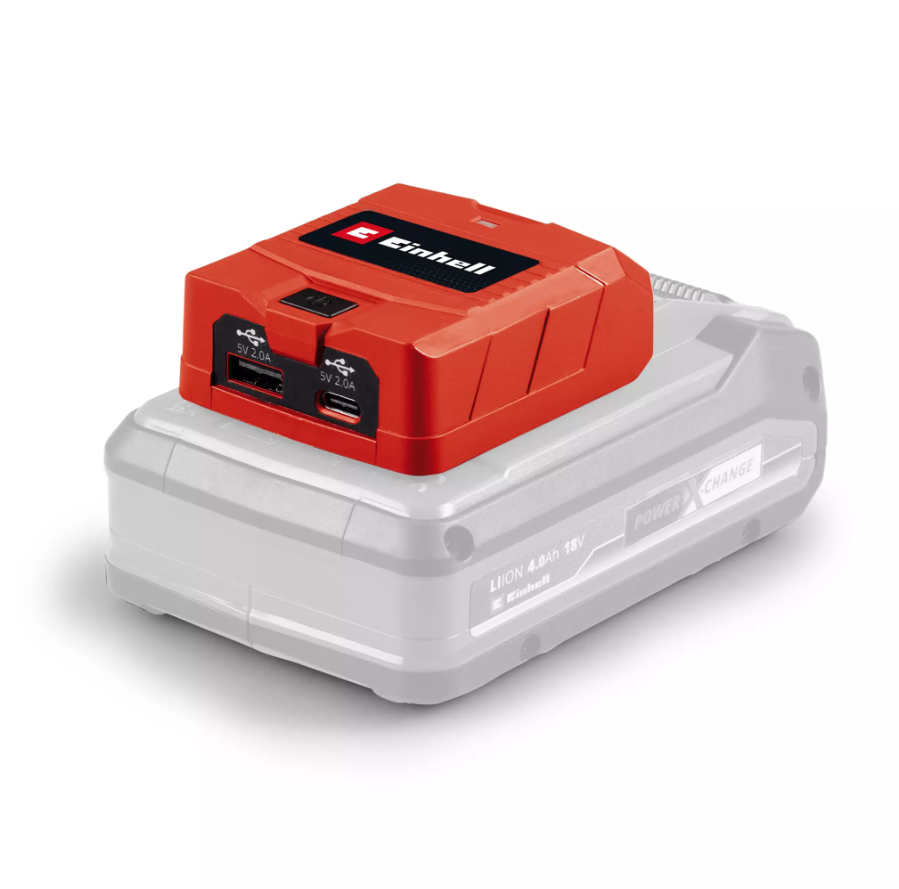 compatibilita power x change adattatore usb einhell adattatore usb per sistema einhell power x change compatibile con batterie 18v