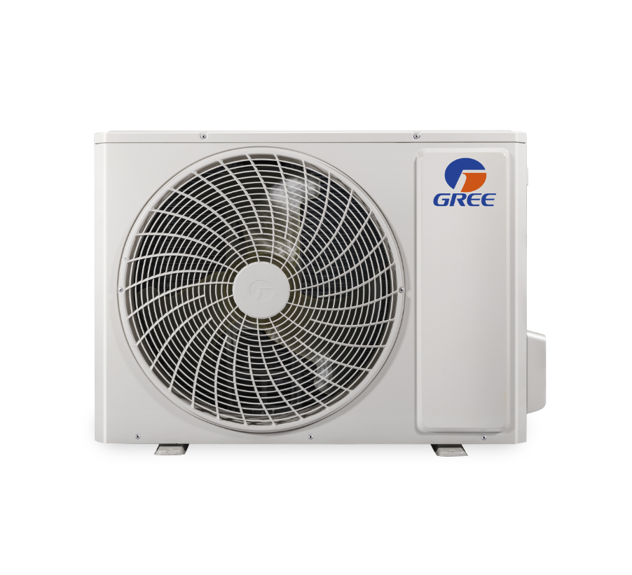 unita esterna gree per climatizzatore canalizzato inverter vista frontale unita esterna climatizzatore canalizzato gree inverter bianca vista frontale