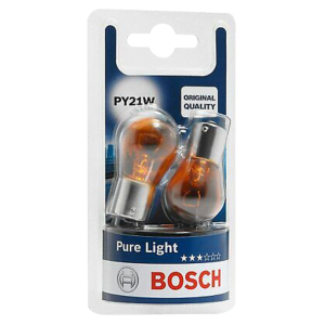 Lampadine auto py21w 12v 21w ambra  - 44257