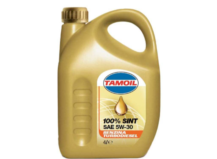 olio motore 100 sintetico sae 5w30 tanica 4 litri tanica olio motore tamoil 100 sint sae 5w30 4 litri