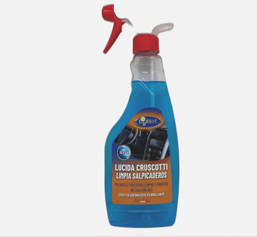 spray lucida cruscotti ocean 500 ml lubex spray lucida cruscotti ocean 500 ml lubex con erogatore a grilletto