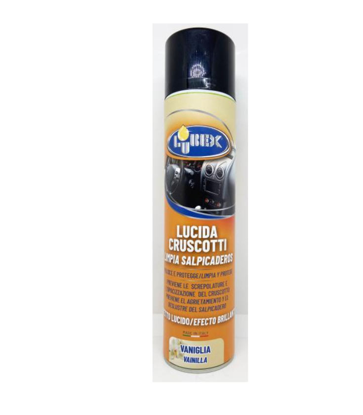 spray lucida cruscotti lubex 400 ml profumo vaniglia spray lucida cruscotti lubex 400 ml vaniglia