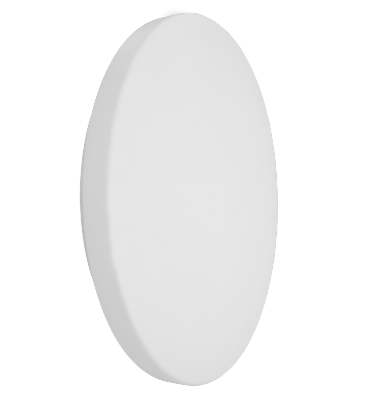plafoniera led tonda century blanca slim diametro 245 mm plafoniera led tonda century blanca slim 245 mm vista frontale