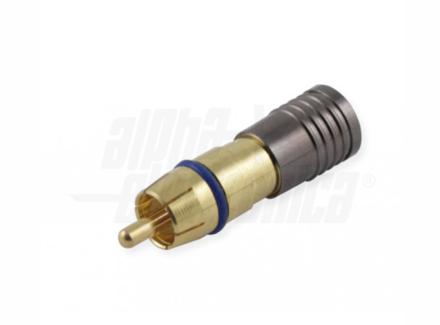 spina rca a compressione dorata alpha elettronica spina rca a compressione dorata alpha elettronica