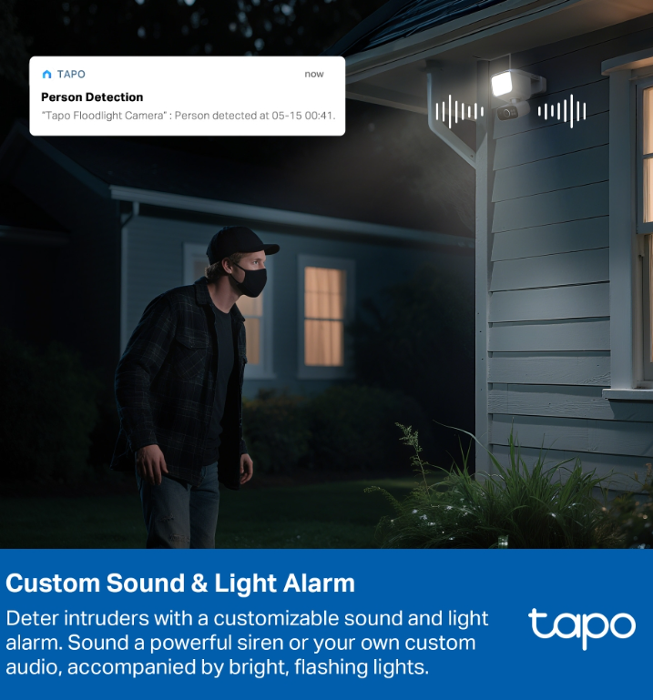 kit telecamera solare 2k con faretto 800 lumen visione notturna a colori e rilevazione ai