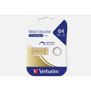 Pen drive usb 3.2 64gb  metal colore oro  - 99106