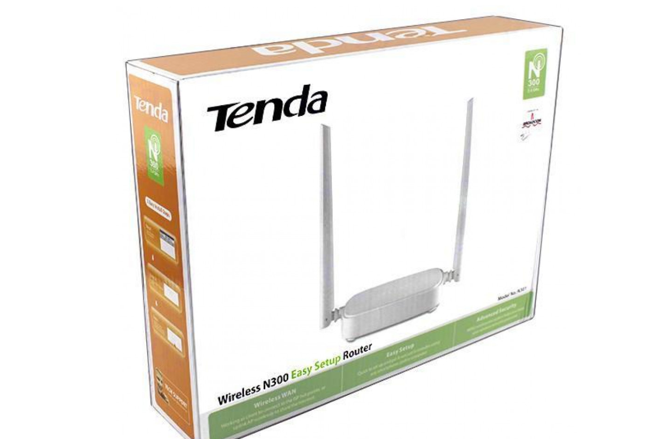 Router WiFi N300 2,4 GHz 300 Mbps con WPS e 4 porte LAN