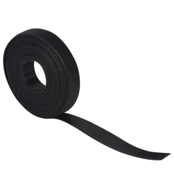 nastro velcro nero 3 metri in rotolo