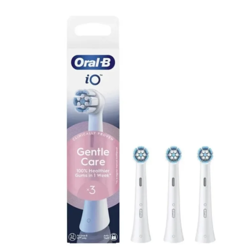 testine ricambio oral b io gentle care confezione 3 pezzi confezione testine ricambio oral b io gentle care 3 pezzi