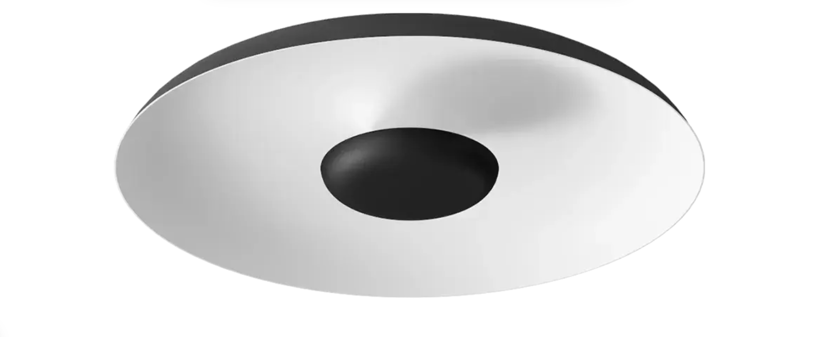 plafoniera led circolare da soffitto 3000k finitura nera diffusore opalino plafoniera led da soffitto design circolare finitura nera e diffusore opalino 3000k