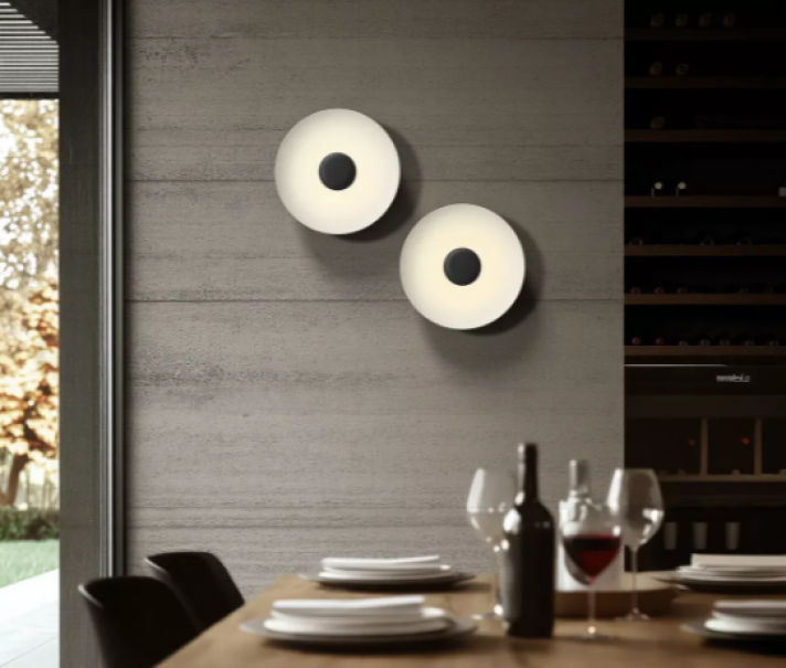 plafoniera led per interni luce diffusa 3000k esempio installazione plafoniera led installazione a parete in ambiente interno luce diffusa bianco caldo
