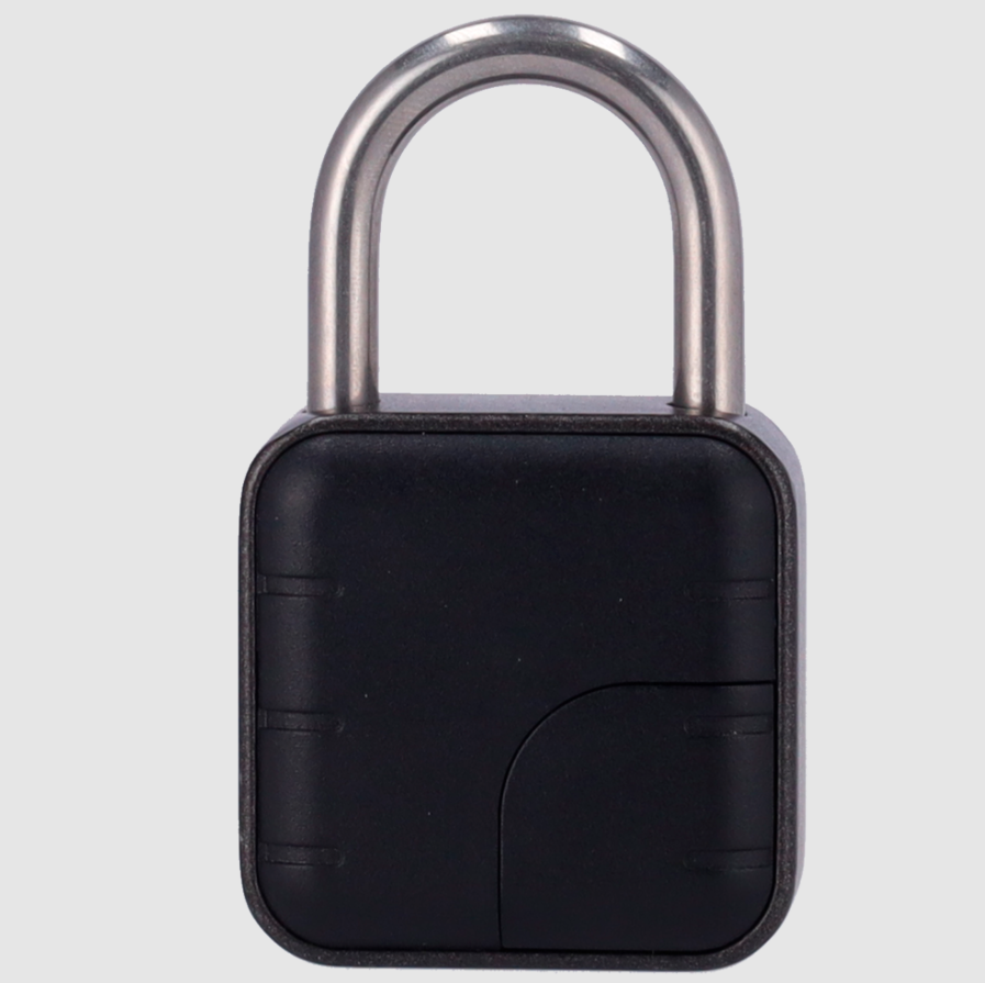 lucchetto smart con arco in acciaio inox e corpo 46x46 mm lucchetto smart vista frontale con arco in acciaio inox chiuso