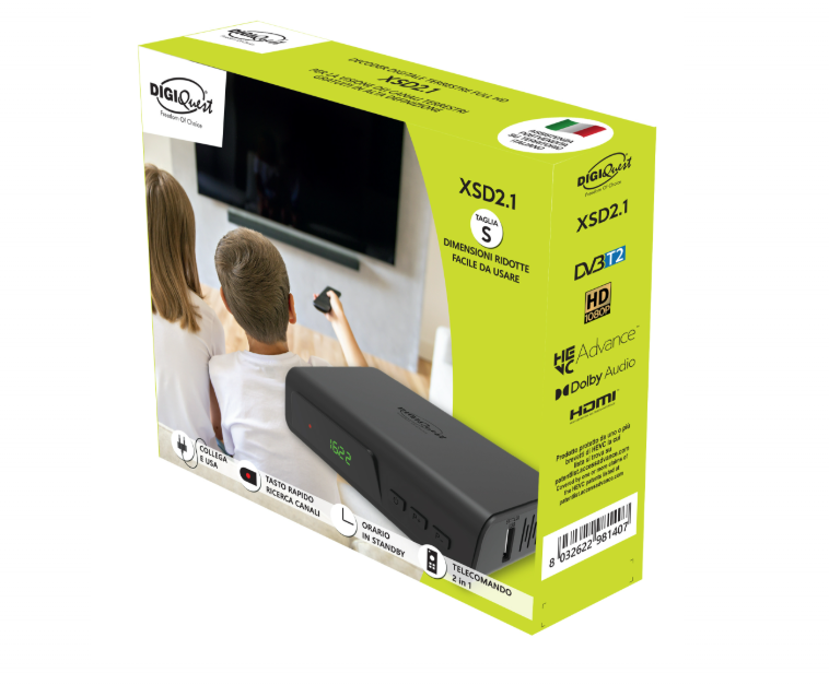 digiquest decoder digitale terrestre con telecomando fhd1080p dvb-t2 hdmi // scart - ricd1237 - foto 1 digiquest decoder digitale terrestre con telecomando fhd1080p dvb-t2 hdmi // scart - ricd1237 - foto 1