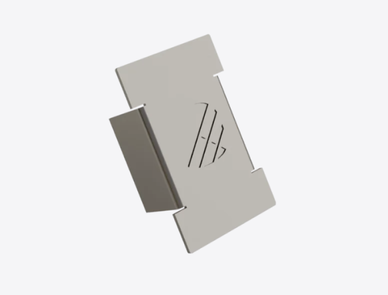 tappo profilo prt2334 acciaio inox 304 vista 3d tappo profilo prt2334 in acciaio inox 304 vista prodotto