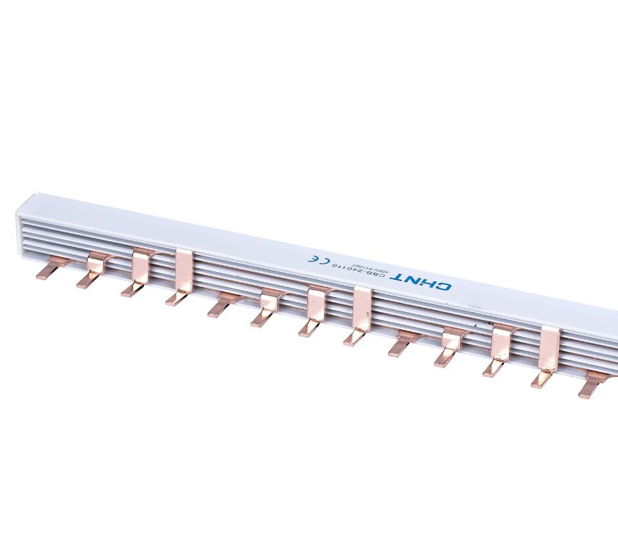 barra di distribuzione pettine ripartitore 1pn 63a passo 18mm chint barra di distribuzione pettine ripartitore 1pn 63a passo 18mm chint