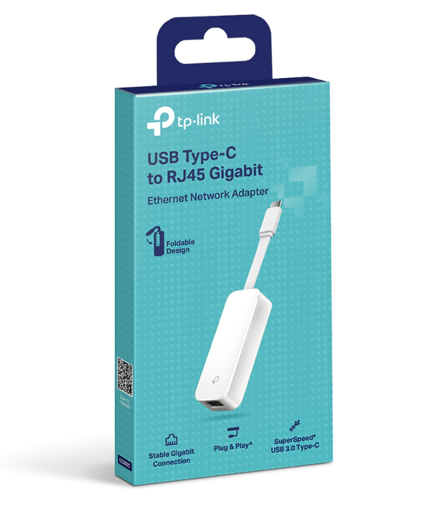 scatola adattatore usb c a rj45 gigabit confezione adattatore usb type c to rj45 gigabit tp link