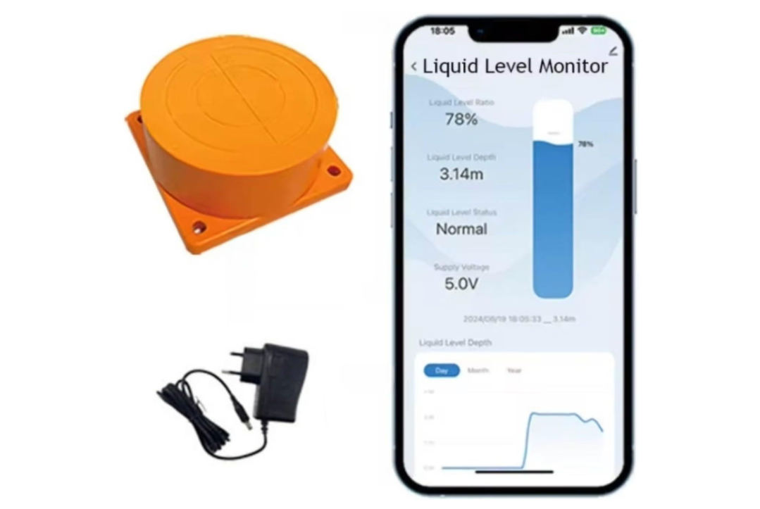 sensore livello acqua wifi con alimentatore sensore livello acqua wifi con alimentatore