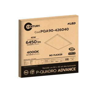 Pannello led 40w 60x60  pqa90-426040
