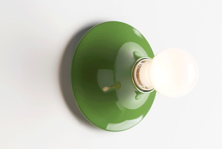 lampada applique plafoniera artemide teti verde e27 per interni lampada applique plafoniera artemide teti verde con lampadina e27