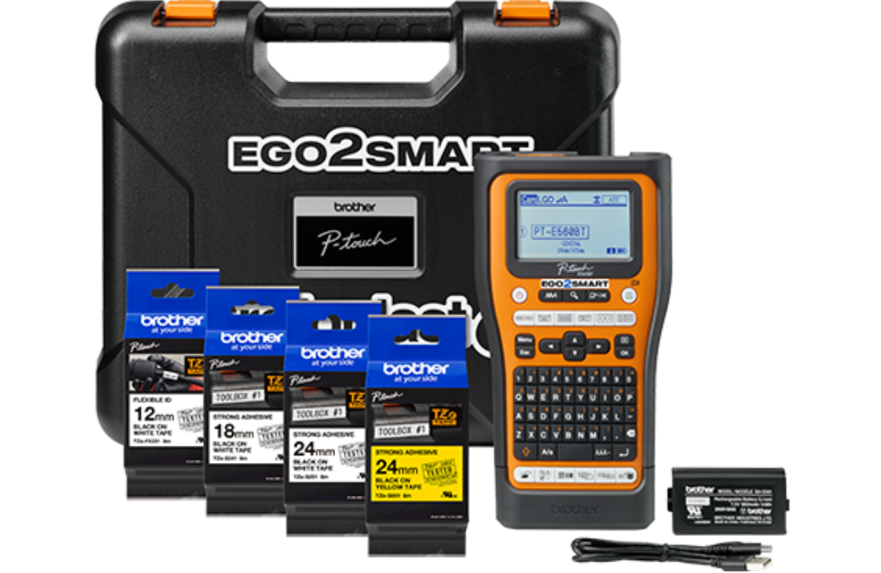 kit etichettatrice portatile ego2smart con valigetta e nastri kit etichettatrice portatile ego2smart con valigetta e nastri