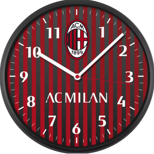 Orologio da parete ac milan quarzo 30cm  - 00875mi1