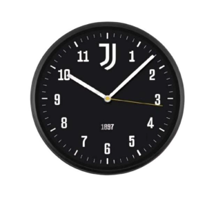 Orologio parete nero quarzo juventus ø30cm  - 00875ju2