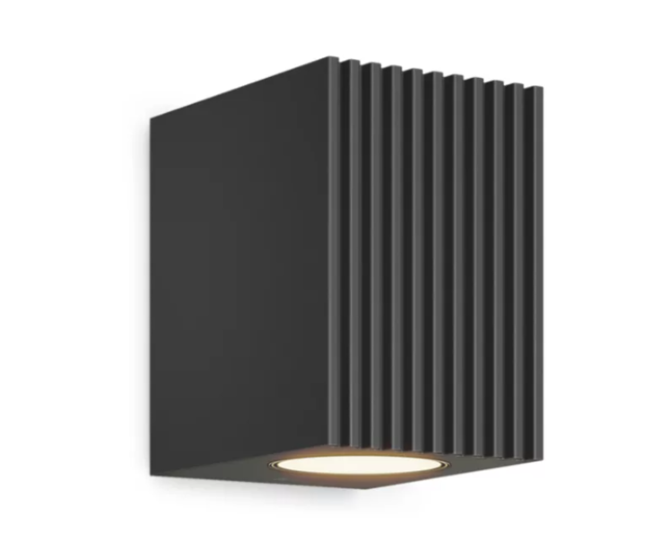 Applique LED da esterno Philips Voro antracite applique led da esterno philips voro antracite vista frontale