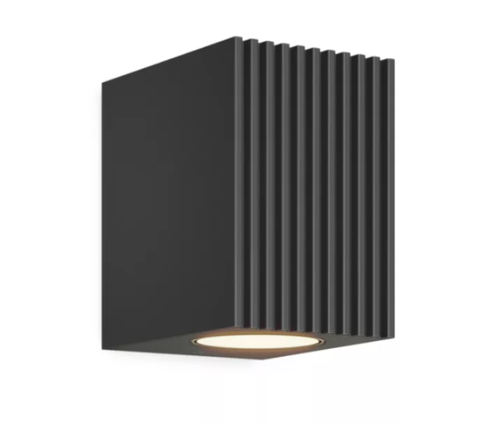 applique led da esterno philips voro antracite 2700k applique led da esterno philips voro antracite luce su e giu