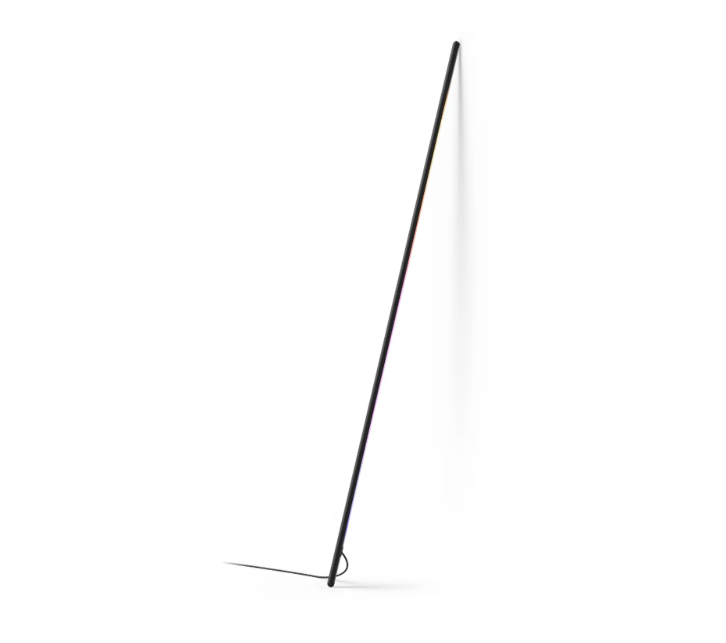 Piantana Hue Signe Gradient Pole nera vista prodotto piantana philips hue signe gradient pole nera profilo ultrasottile luce indiretta