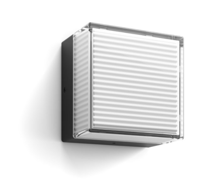 applique led esterno philips hue semeru vista frontale applique led da esterno philips hue semeru vista frontale diffusore rigato
