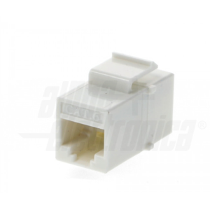 Adattatore bianco keystone eu 20mm cat.6 presa-presa utp  - 96-120
