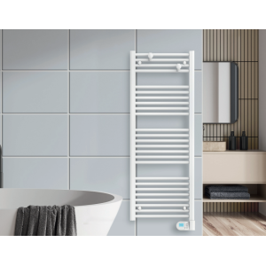 Scaldasalviette elettrico fluido bianco 750w senza spina 1400x500   flobain 2 - e220112