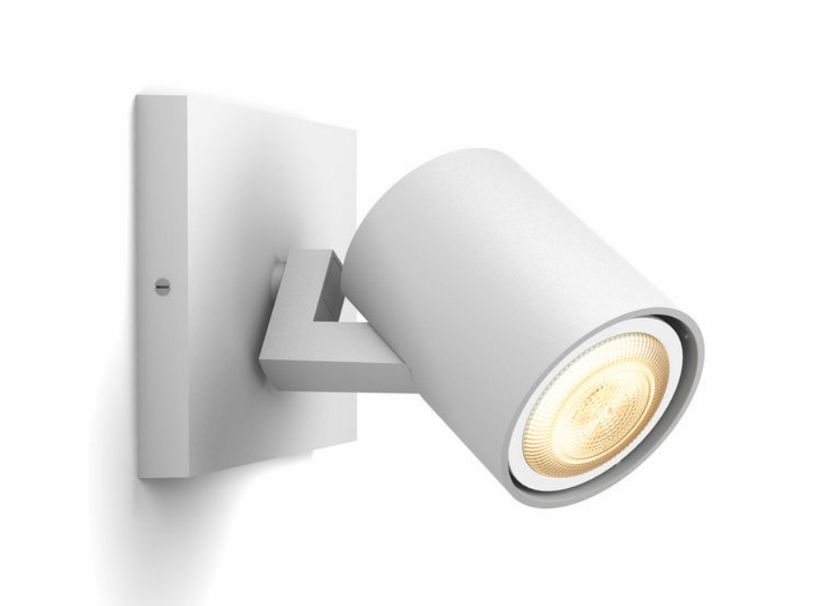 faretto philips hue runner bianco white ambiance gu10 faretto parete philips hue runner bianco con luce gu10