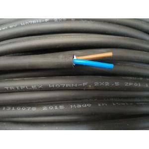 Al metro cavo neoprene multipolare h07rn-f 2 conduttori da 2,5mmq senza giallo verde h07rnf-2x2,5