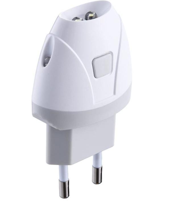 Torcia d'emergenza automatico anti black out Electraline 3 funzioni bianco - 58303 01