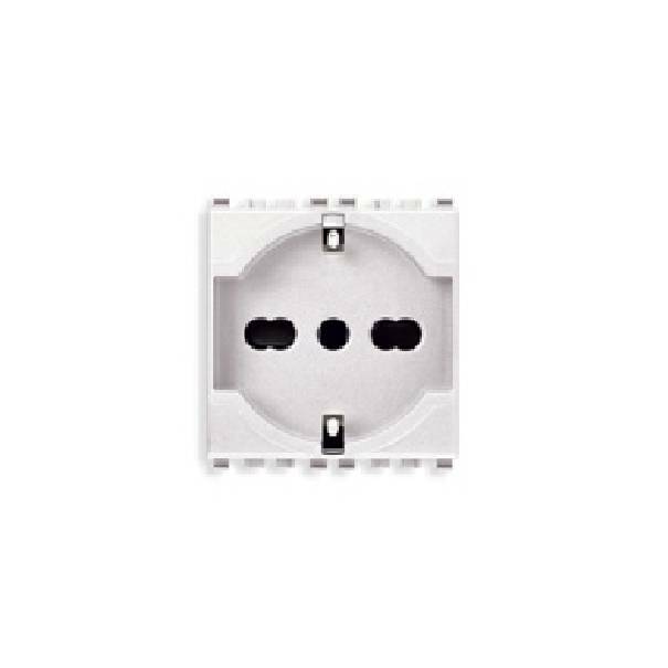 vimar vimar eikon presa schuko  2p+t 16a bianca 20210.b - foto 2