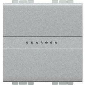 Living light deviatore assiale 1 polo 10a 2 moduli tech nt4053m2n